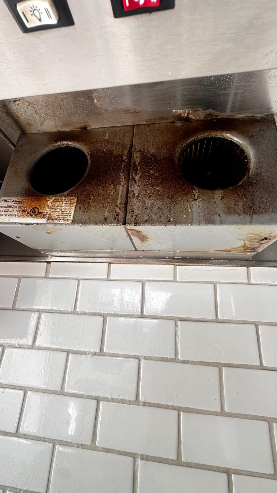 Exhaust Hood Vent before
