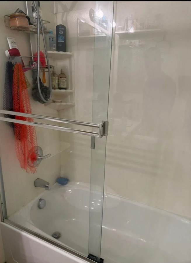 Shower Door Restoration after